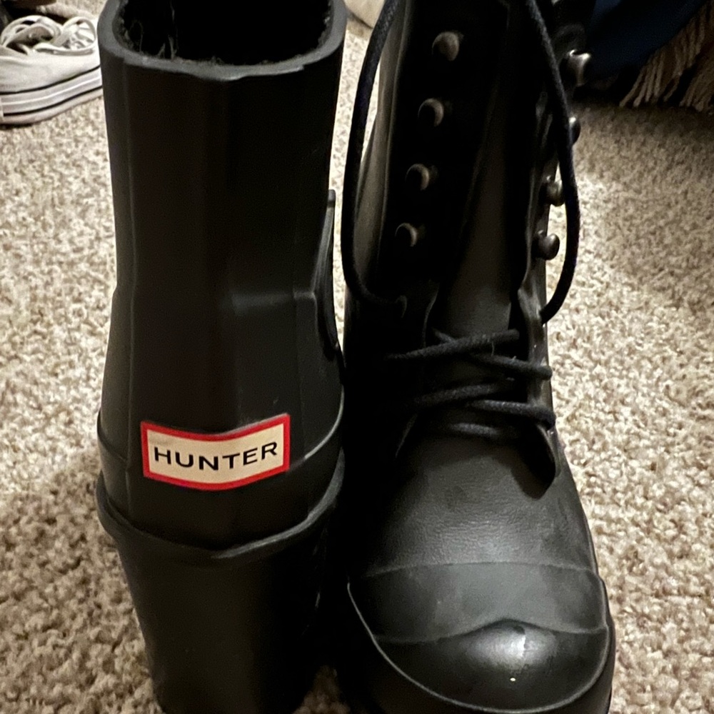 Chunky Heeled Hunter Rainboots